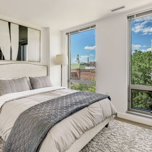 Bedroom with great views