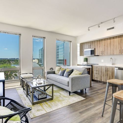 Living Room and Kitchen