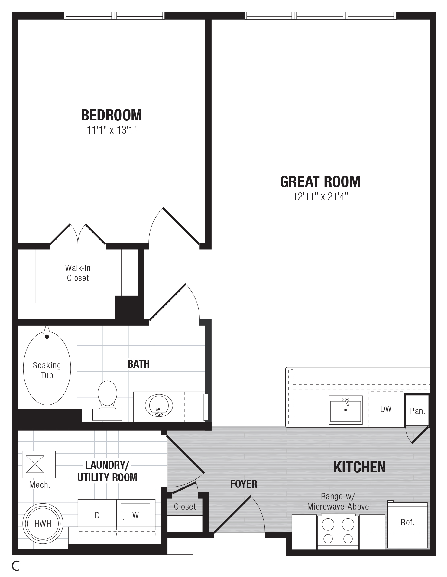 View The Enclave at Box Hill Apartment Floor Plans