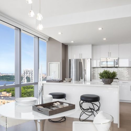 The Modern Fort Lee Kitchen with island