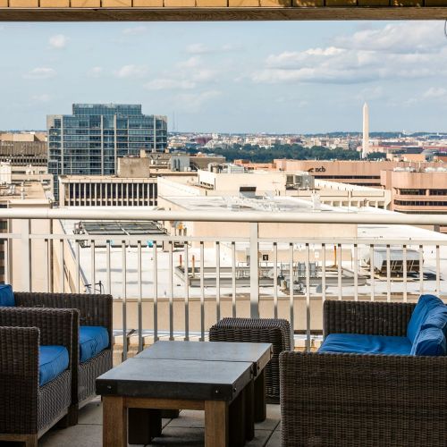 Rooftop view of the Washington Monument