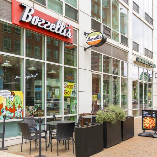 Onsite retailers Bozzellis and Starbucks