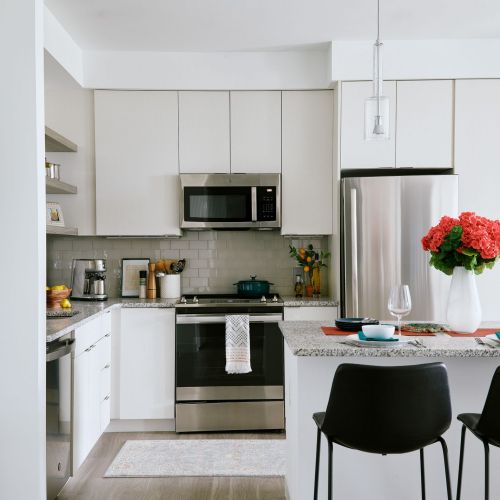 Light-filled apartments allow you to feel at home.