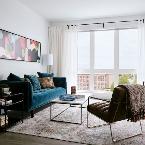 Residences at The Abby feature extra-large windows, giving your space plenty of light.