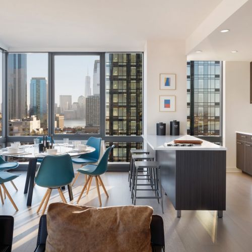 Living Room & Kitchen