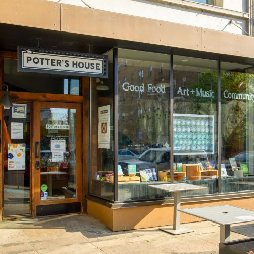 The Potter's House historic bookstore and café