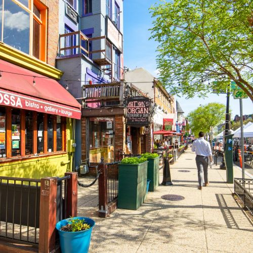 Retail, dining and entertainment in The heart of Adams Morgan