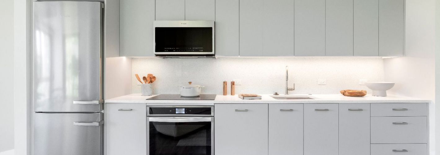 The Silva : Carefully considered homes with European-inspired, flat-front cabinetry
