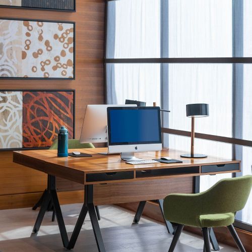 Business center set-up