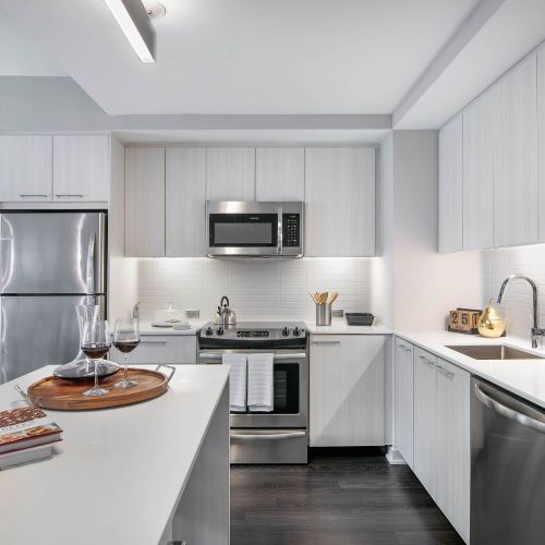 Thoughtfully designed residences with high quality finishes and fixtures