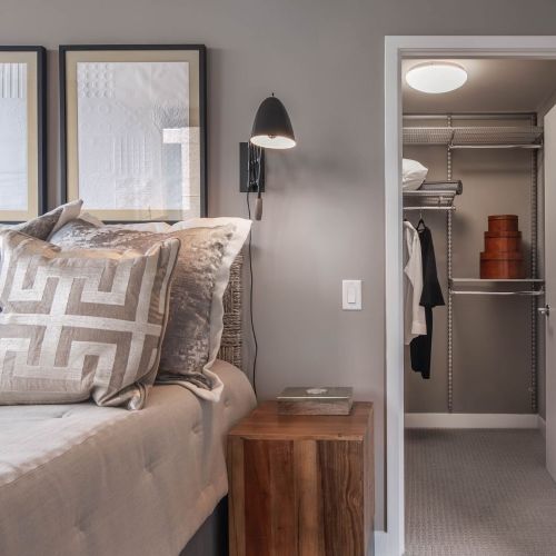 A curtain wall of glass offers a vista unique to every residence