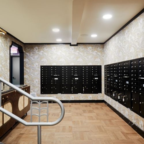 Enjoy conveniences in mailroom retrieval.