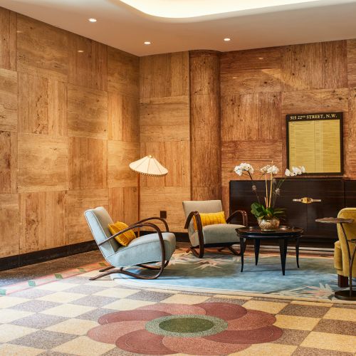 The grand lobby sets the tone for an experience rich in history and lavish in taste.