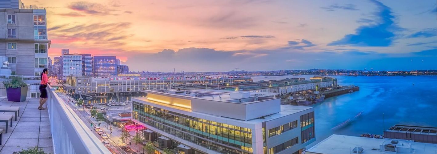 Park Lane Seaport : Sunset view from Rooftop