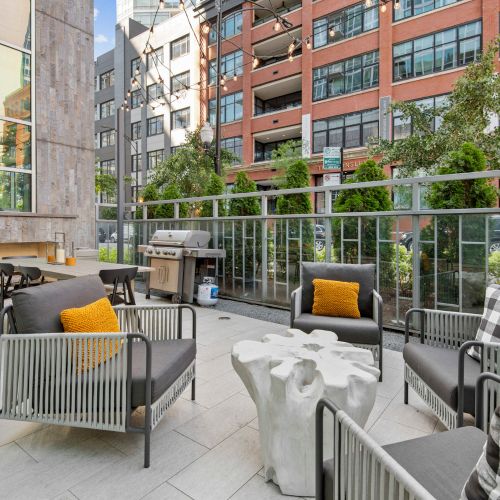 Experience the perfect balance of neighborhood charm and urban apartment living at Parc Huron.