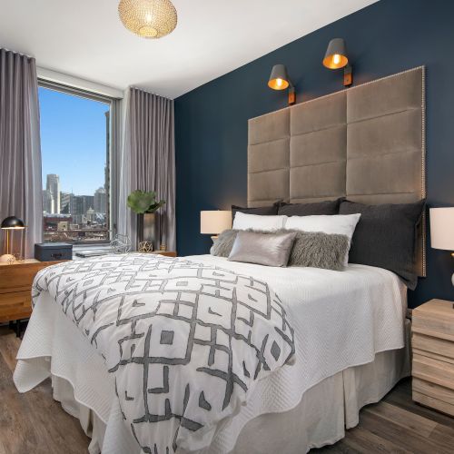 Find the perfect one, two or three bedroom apartments and penthouses with expansive layouts and sweeping views. 