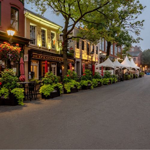 Take a quick walk to King Street