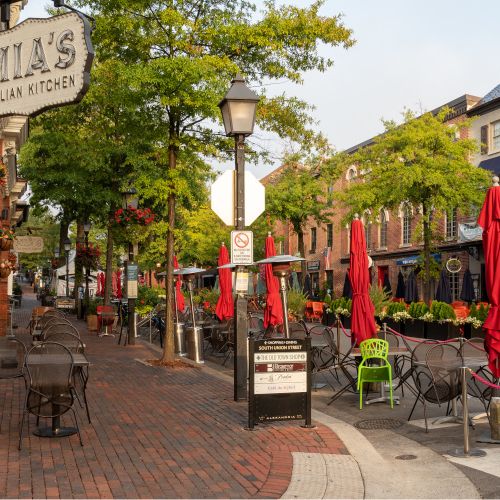 You'll have access to a bustling stretch of shops, dining, and nightlife