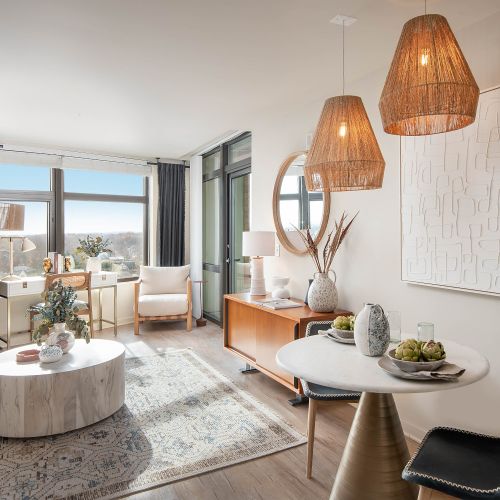 The Beacon Clarendon : The Beacon offers charismatic reclaimed flooring in all living room areas. 