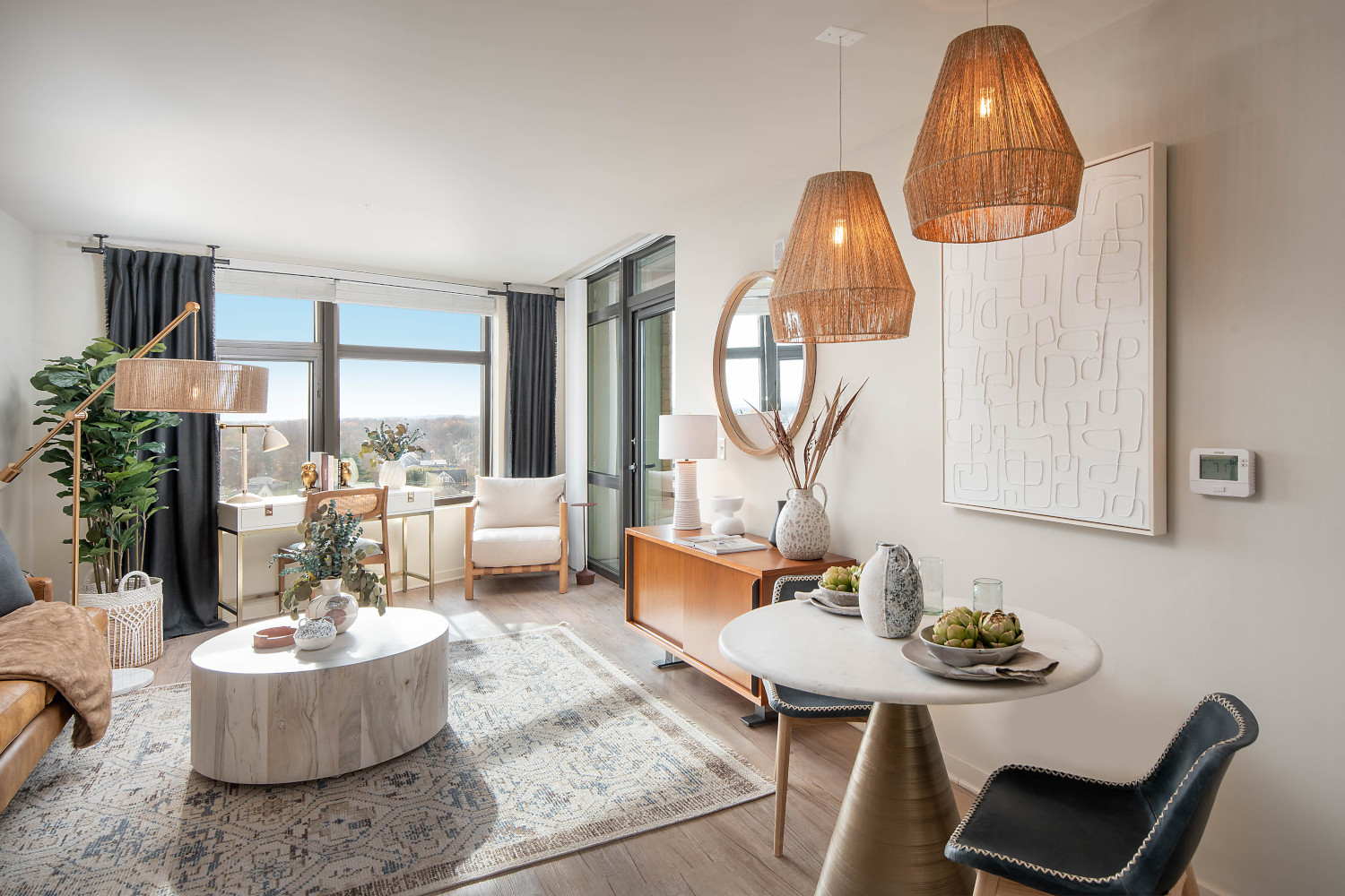 The Beacon Clarendon : The Beacon offers charismatic reclaimed flooring in all living room areas. 
