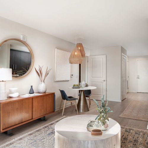 Energy efficient fixtures and built-in USB charging ports. 