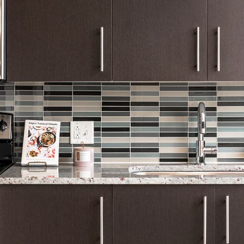 Sleek granite countertops. 