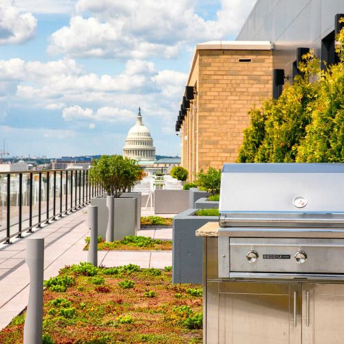 Rooftop grill