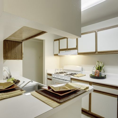 Find your inner chef in our spacious kitchens with the space you need and all the features you want.