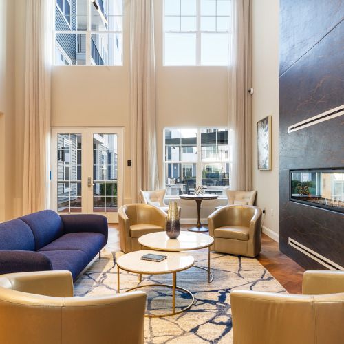 Resident Lounge Fireplace