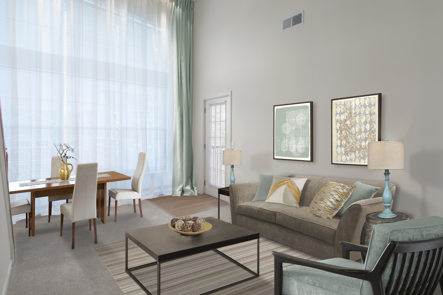 Halstead Norwalk : Floor to ceiling windows.