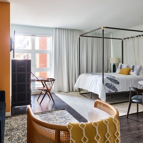 A spacious studio apartment that fits everything you need.