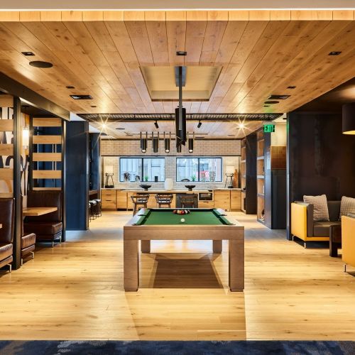 Enjoy a game of billards in the club lounge.