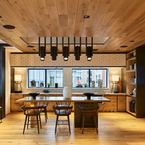 Unwind in The Abby's club lounge.