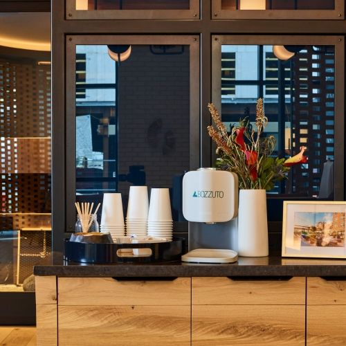 The Abby’s hospitality bar provides you with your daily pick-me-up.