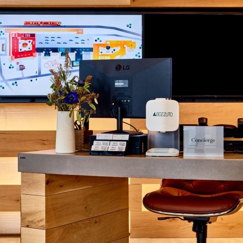 Concierge desk at The Abby