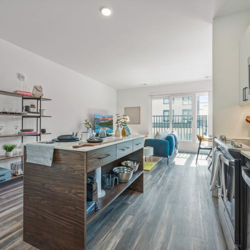 Kitchen islands with enough storage for all of your cooking and backing supplies.