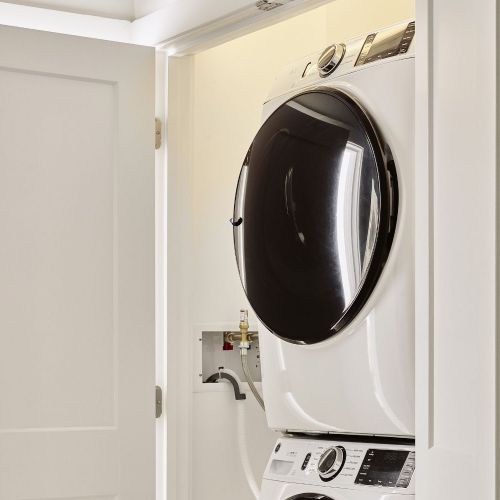 Apartment homes fit with full-sized washers and dryers.
