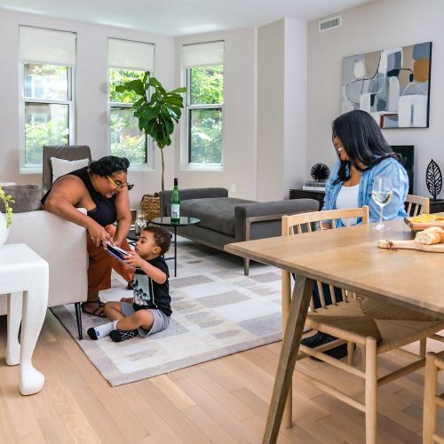 Walls and flooring with high acoustics ratings to ensure noise protection