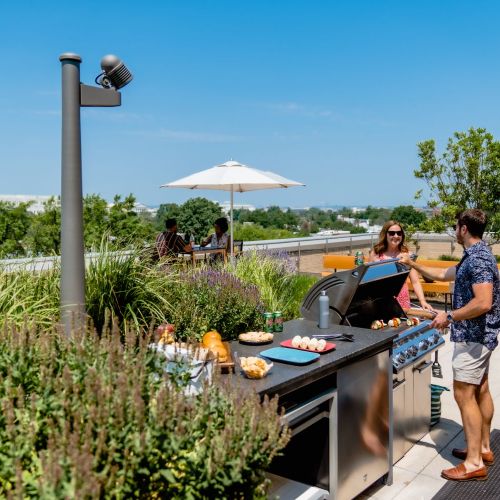 Grill Terrace overlooking scenic 8th street