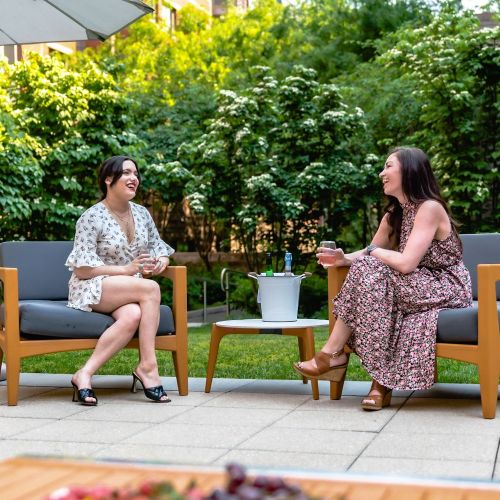 Enter into The Grove, an intimate courtyard getaway