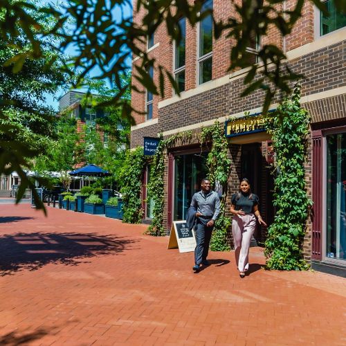 An endearing neighborhood atmosphere