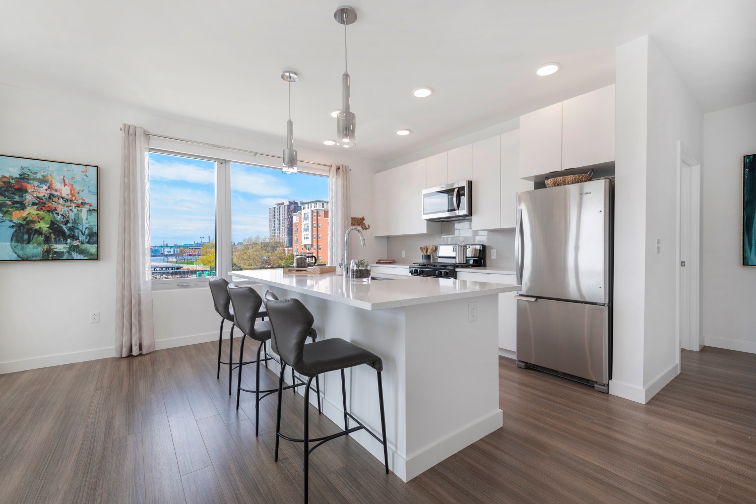Clippership Apartments on the Wharf : Kitchen