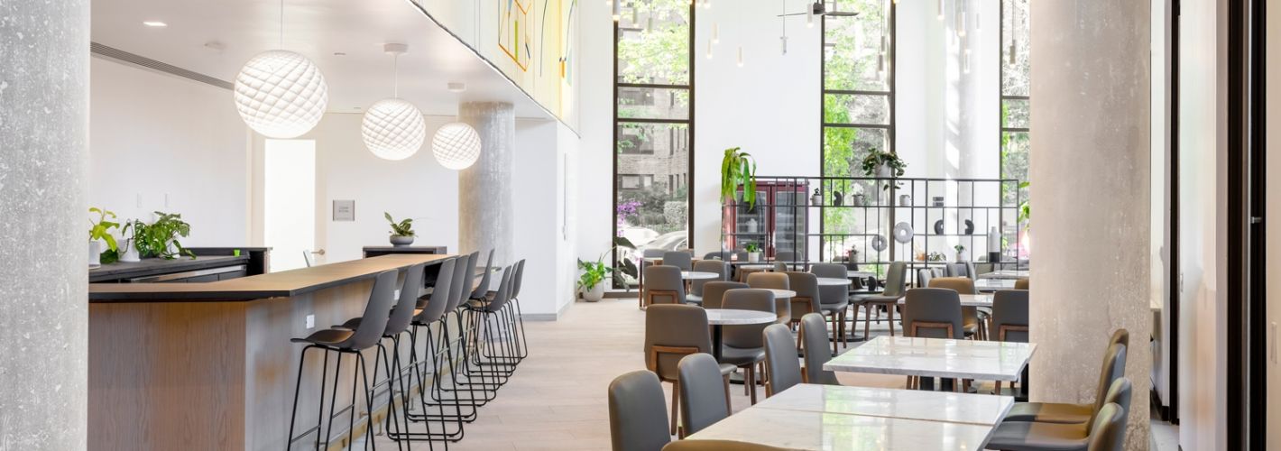 The Silva : Enjoy connections with friends and neighbors in our airy cafe