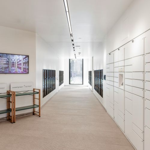 Secured package facility for easy pick up