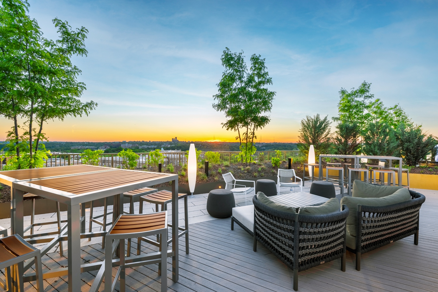 The Silva : Soak in sweeping views of D.C. on our coveted rooftop terrace