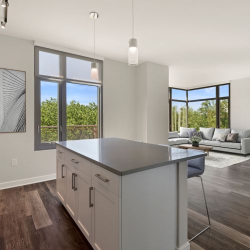 Savor the style and delight in the details at The Lindley Apartments