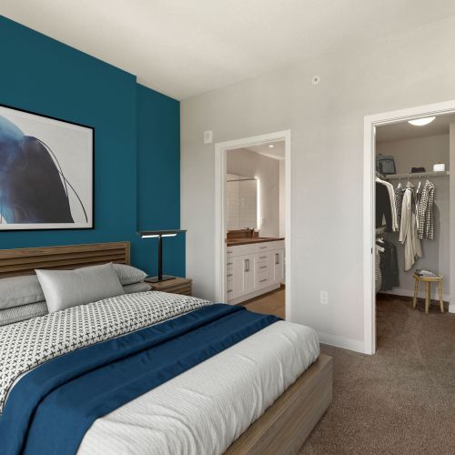 Custom oversized closets offering easy storage options