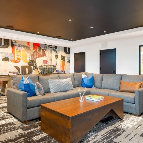 An eclectic game room that sets the social scene