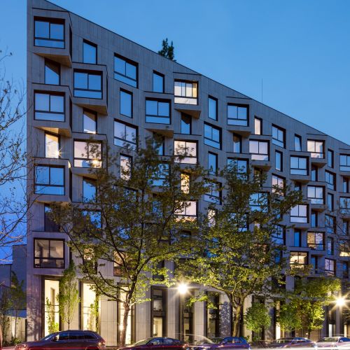 Apartment homes boasting striking architecture 