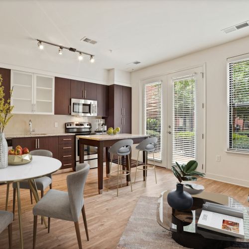 Kitchen and Living Room